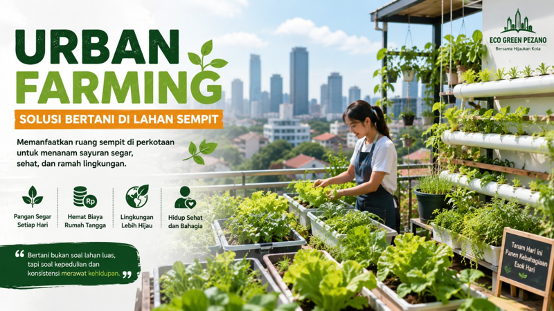 Urban Farming: Solusi Bertani di Lahan Sempit